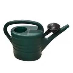 PLASTIMACETA - REGADERA DE PLÁSTICO DE 3 L MODELO CEDRO CON ROCIADOR TIPO DUCHA PARA JARDINERÍA DE COLOR VERDE