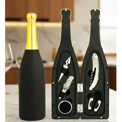 GENERICO - Set de Sacacorcho y Accesorios de Vino