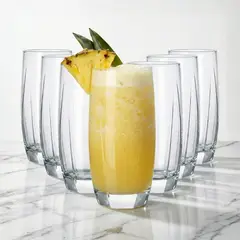 NADIR - Set 6 Vasos Capri Long Vidrio 425ml