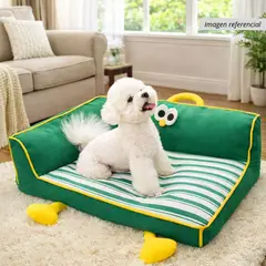 GENERICO - PetLounge  Cama en Forma de L para Perros - VERDE