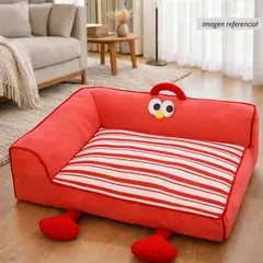 GENERICO - PetLounge Cama en Forma de L - Rojo