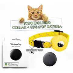 AIPHONE - Collar para gato con GPS con batería incluida para Iphone