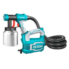 TOTAL - Pistola eléctrica para pintar fino acabado compresora 550W TT5006-2 Total