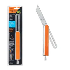 TRUPER - Escuadra Falsa Profesional de 9″ (23 cm) con regla Expert EFT-9X 14385