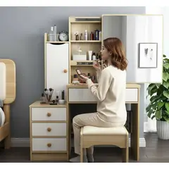 GENERICO - Tocador De Maquillaje Con Espejo Moderno - ZZ419