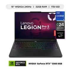 LENOVO - Laptop Gamer Lenovo Legion Pro 5i Intel Core i9-14900HX 32GB 1TB SSD RTX 5060 8GB