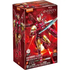 HASBRO GAMES - Blokees Marvel Infinity Saga Champion Class Ironman Mark LXXXV Armable Original - 73923