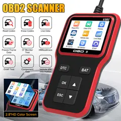OEM - Escáner OBD2 Completo Diagnóstico Fácil Códigos Datos en Vivo EVAP Y Pantalla a Color