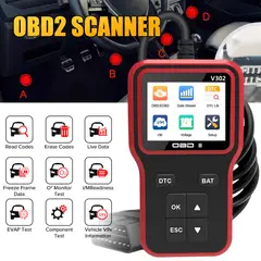OEM - Escáner OBD2 Completo Diagnóstico Fácil Códigos Datos en Vivo IM EVAP Pantalla a Color
