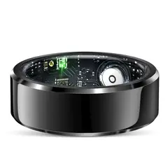 FUTURIA - Smart Ring  Anillo Inteligente de Salud y Deporte Talla #7 Color Negro