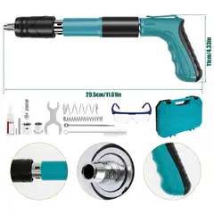 GENERICO - Pistola Clavadora de Acero Manual de Alta Potencia para Concreto y Paredes