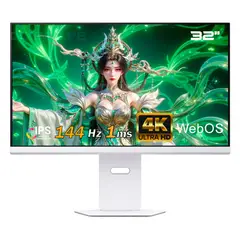 LG - Monitor Gaming LG 32G810SA-W 32 IPS Ultragear Smart webOS UHD 4K 144Hz 1ms Compatible G-Sync