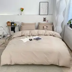 GENERICO - FUNDA NÓRDICA DE 2 PLZ COLOR BLANCO 100 % ALGODÓN