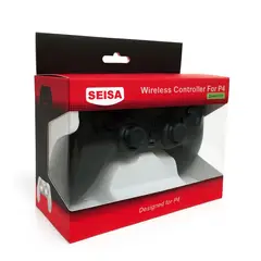 SEISA - Control Inalámbrico para PS4 y PC SEISA con Sensor Hall L2 R2 Negro