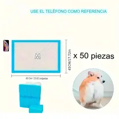 GENERICO - Pañal De Piso Para Perros 6 Capas Gel De Secado Rapido