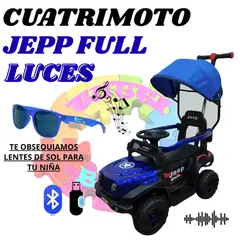 Stokker Baby - CARRITO JEEP INTELIGENTE A BATERIA MUSICAL Y LUCES INCLUIDO LENTES DE OBSEQUIO - AZUL