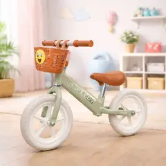 GENERICO - Bicicleta de Equilibrio Verde para Niños Sin Pedales Entrenamiento y Balance Infantil