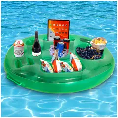 KELLER - Soporte Inflable Flotador de Bebidas para Piscina B60