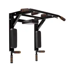 ALPHA GYM - BARRA DE DOMINADAS PARA PARED DE ALTA RESISTENCIA BARRA 8 EN 1