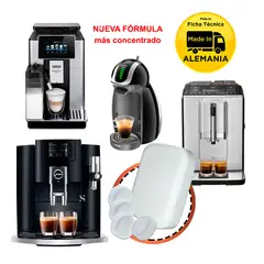 SIGNATURE PERU - Kit Descalcificador y Limpieza para todo tipo de Cafeteras x1pqt