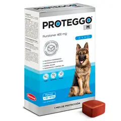 PROTEGGO - Antipulga Masticable Proteggo 1M para Perros de 20 - 40 kg