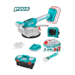 TOTAL TOOLS - Vibrador de Mayólica Ventosa 20V 60kg Velocidad Variable TOTAL TTVLI20018