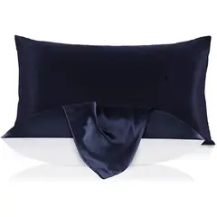 TIOZONEY - Fundas de Almohada 19 Momme apura Seda de Morera Natural 1 PCS 50 x70 cm