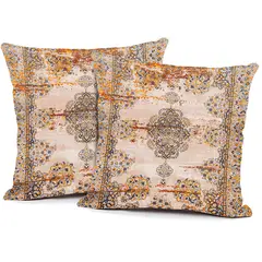 TIOZONEY - Fundas de Almohada de Decorative 2 PCS 45 x 45 cm