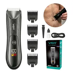 OEM - Máquina Cortar Pelo Íntimo y Corporal Masculina Impermeable IPX7