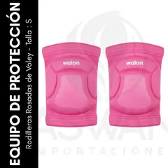 GENERICO - Rodilleras Rosadas de Voley - Talla S