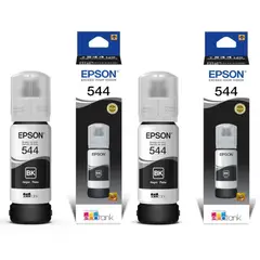 EPSON - 2 Tintas Negras Original Epson T544 – EcoTank Negro Pack x2