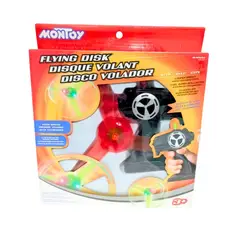 GENERICO - Disco Volador Luminoso con Lanzador