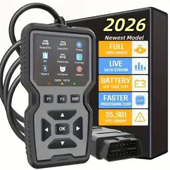 GENERICO - ESCANER OBD2 PARA  AUTOS Y VEHICULOS V519 NEGRO