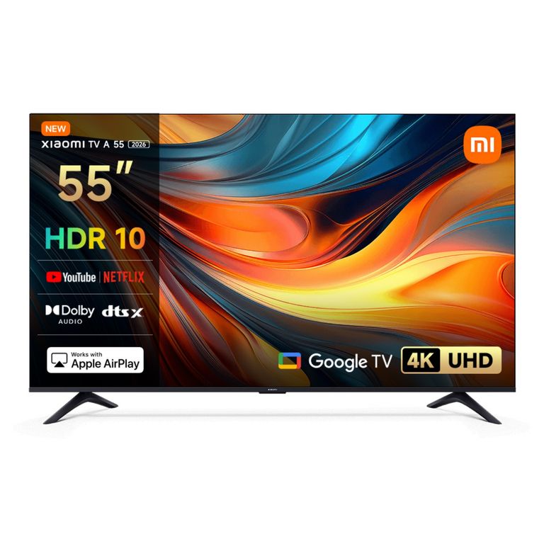 Televisor inteligente Xiaomi TV A 55 2026 Calidad de imagen UHD 4K