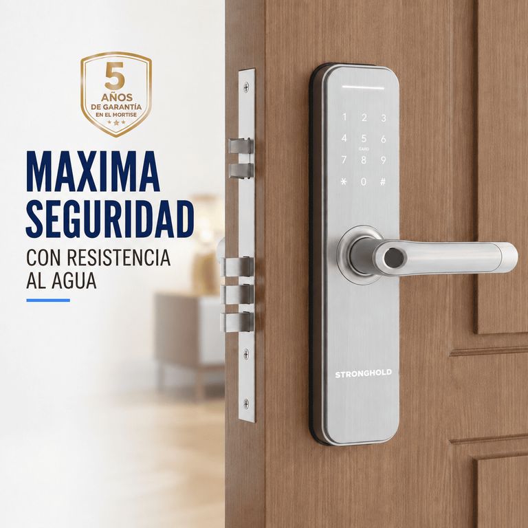 Cerradura digital RESISTENTE AL AGUA smart - MASTER IP55 Color Plata