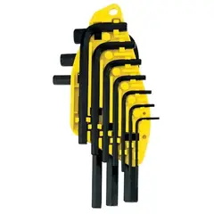 STANLEY - Juego de Llaves Allen 10 pza Pulgadas 69-254