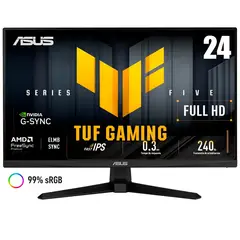 ASUS - Monitor ASUS TUF Gaming VG249QM5A 238” Fast IPS FHD 240Hz 03ms G-SYNC FreeSync Negro