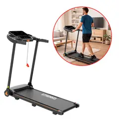STRENKO - Trotadora Eléctrica 3230 Plegable Motor 1.5HP y Conexión MP3 14km/h