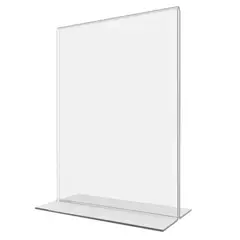 GYPSYZONE - Porta afiche en "T"  A5 acrilico transparente 2mm