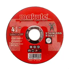 GENERICO - Disco de corte de Acero 4.5" Makute