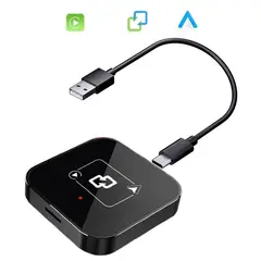 GENERICO - ADAPTADOR INALÁMBRICO CARPLAY Y ANDROID AUTO COMPATIBLE CON CARBITLINK