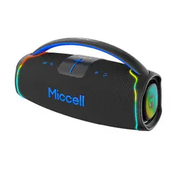 MICCELL - Miccell Parlante Bluetooth Portátil SP56 de 300W con Micrófono