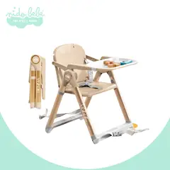 GENERICO - Silla de Comer de bebé portatil SIENNA 3 EN 1 - COLOR ROSADO