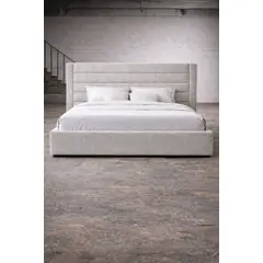 GENERICO - CAMA BOX TARIMA SALEM KING PLATA