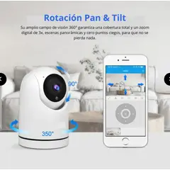 SEISA - Monitor de Bebé WiFi con Visión Nocturna y Audio Bidireccional  Vigilancia 247 desde tu Celular