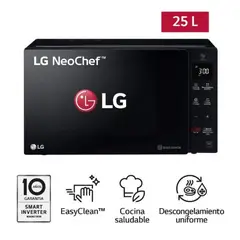 LG - Horno Microondas MS2536GIS 25L - Negro