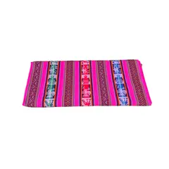 ACHALLAY ARTESANIA DE BARRO - Mantel Andino 200 cm de largo x 120 cm de ancho Fucsia