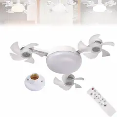 GENERICO - FOCO VENTILADOR LED MODELO DRON CON CONTROL REMOTO