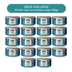 ACANA - ACANA Paté Atún & Pollo para Gatos – Pack x18 Latas 155 g