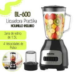 PRACTIKA - Licuadora Practika 1.5Lt de 600 watts BL-600
